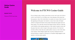 Desktop Screenshot of ftcws.org